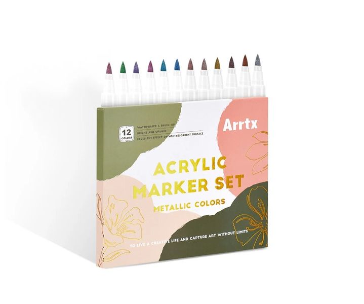 Arrtx - Acrylic Metallic Marker (12)