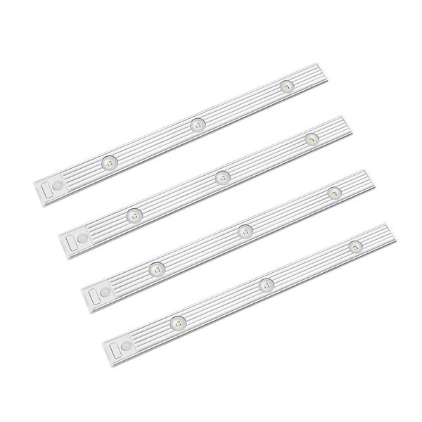 4 Set Of 40cm Motion Sensor Wireless Lamp For Closets And Cabinets