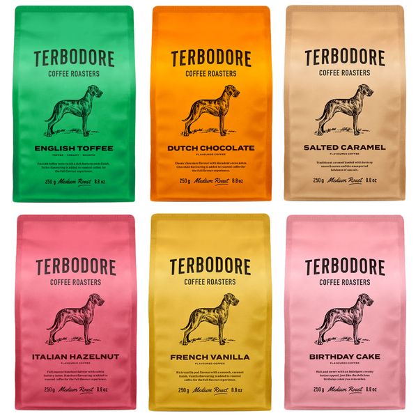 Terbodore Full Flavour Filter Coffee Variety - 6 x 250g