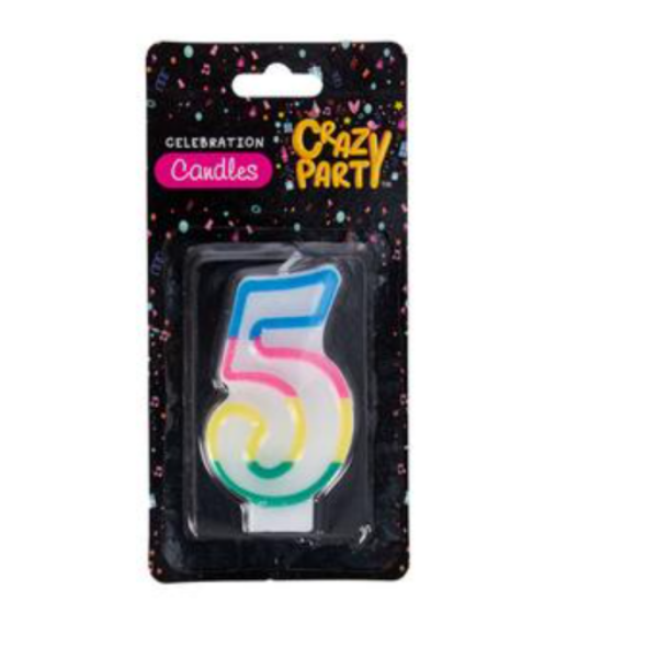 Birthday Candle Number Five