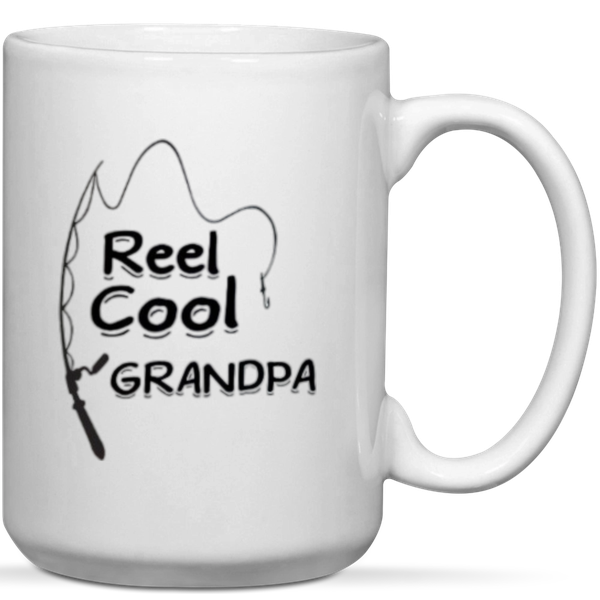 Reel Cool Grandpa Fishing Gift Mug