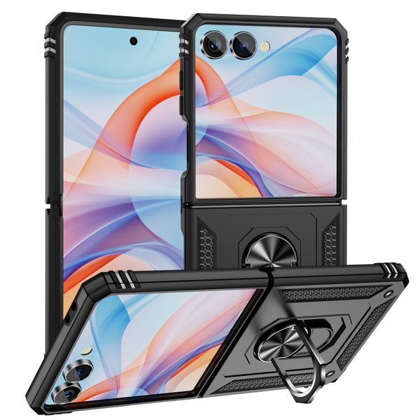 Shockproof Armor Hard Magnetic Stand Cover Compatible With Galaxy Z Flip 7