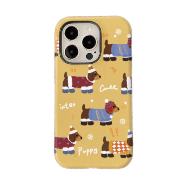Yellow Dog Case Compatible with iPhone 16 Series