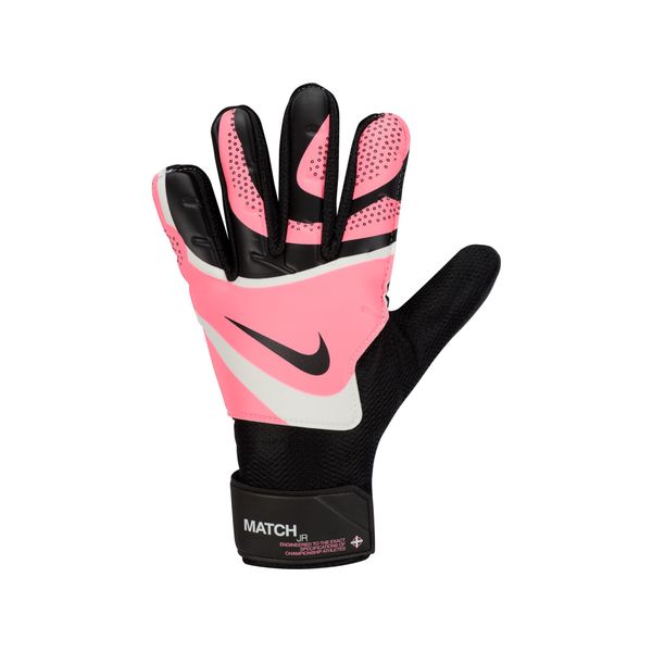 Nike Junior Match Goalkeeper Gloves - Black/Sunset Pulse