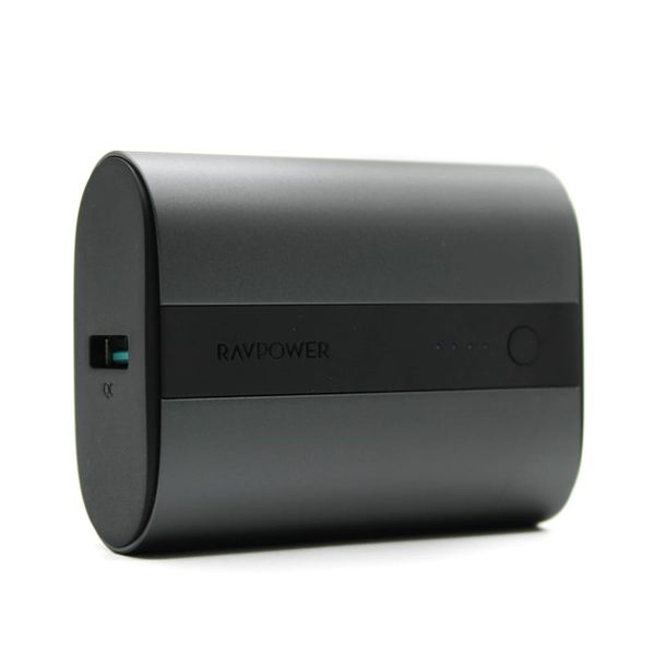 RAVPOWER 10000mAh 1x USB|1x Type-C PD18W/QC3.0 Power Bank - Dark Grey