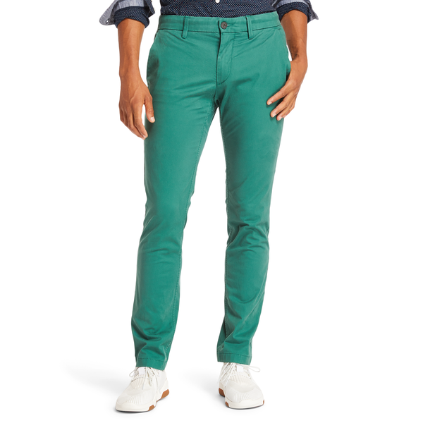 Sargent Lake Sllim Fit Twill Pant in Green