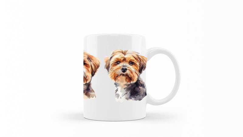 Tibetan-Terrier Printed Coffee Mug