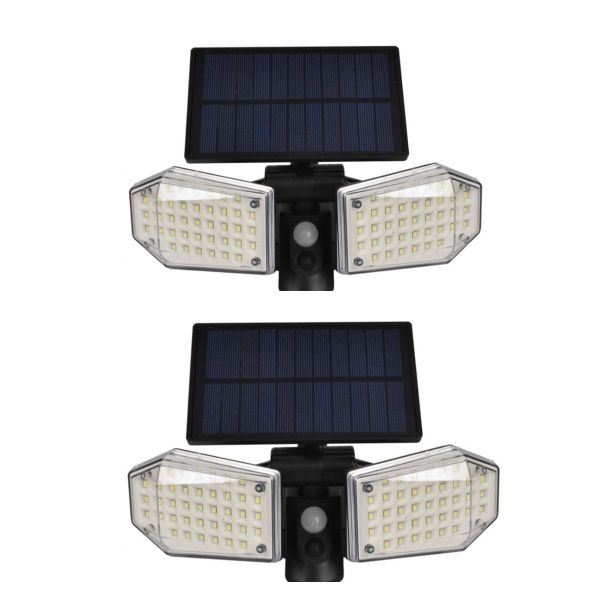 Solar Wall Light With Motion Sensor - 2PCS
