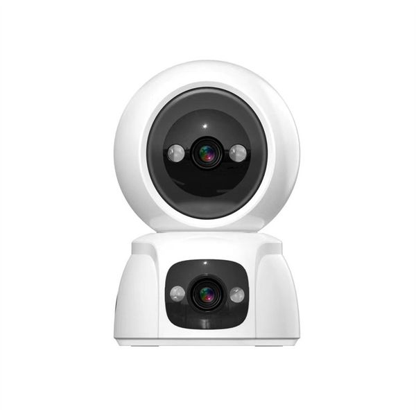 PF02T3 Dual Lens WiFi Security Camera - Auto Tracking, Smart Alarm, 360