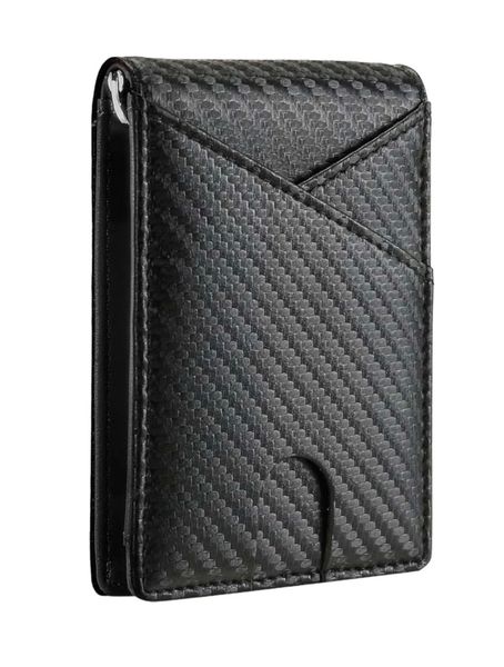 Wallet for Men Slim with 12 Slots RFID Blocking Men's Front Pocket Wallet