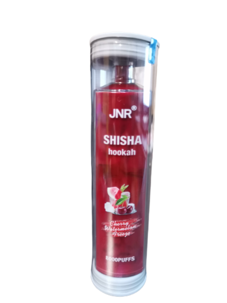 JNR - ShiSha Hookah - Cherry-Watermelon Freeze 8000 Puffs - Disposable 2%