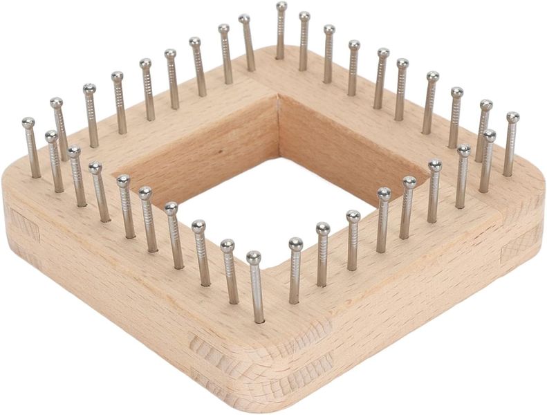 Pin Weaving Kits for DIY Weaving Beginners, 10 x 10cm