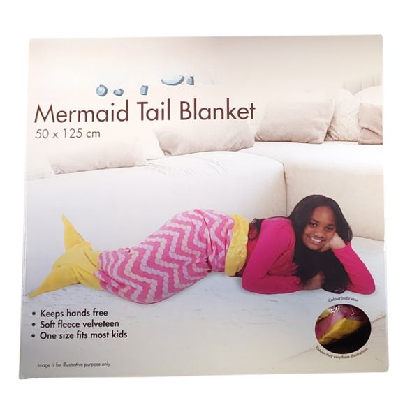Cozy Mermaid Tail Blanket - Soft &amp; Warm Sleeping Bag for Kids &amp; Adults