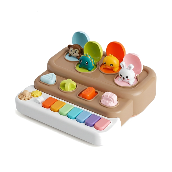 Animal Musical Piano &amp; Pop-Up Activity Centre - 18 Months+