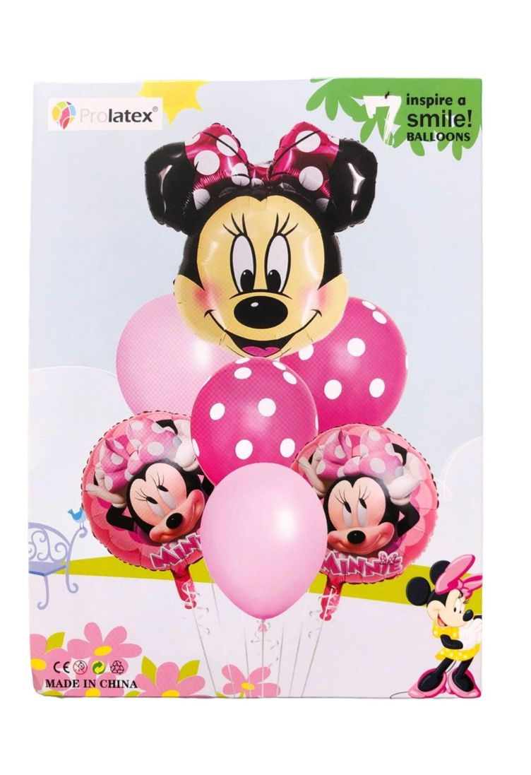 Minnie Mouse Balloons 7 Piece Buy Online In South Africa Takealot Com   S Zoom.file