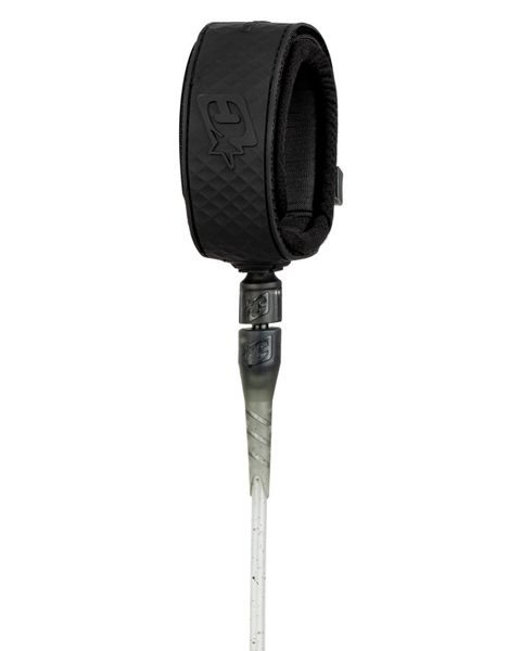 Creatures Comp 6 Surfboard Leash - Cement Speckle Black