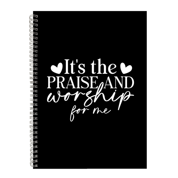 Praise and Worship Christian Writing Book Notepad Notebook Gift A4.402