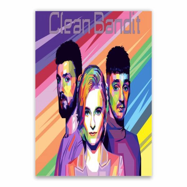 Clean Bandit Pop Art Poster - A1
