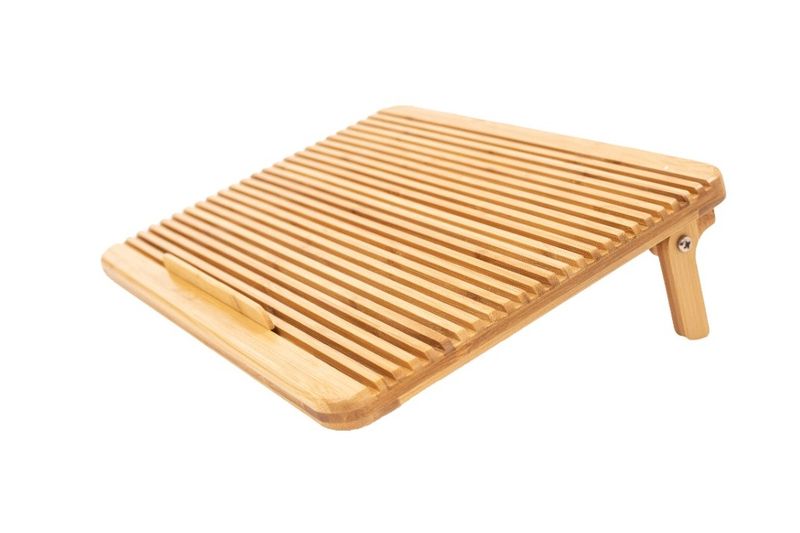 College Originals Eco-Friendly Bamboo Notebook Retro Cooler Stand
