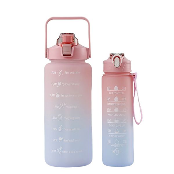 Flip Top 2 L Motivational Water Bottle