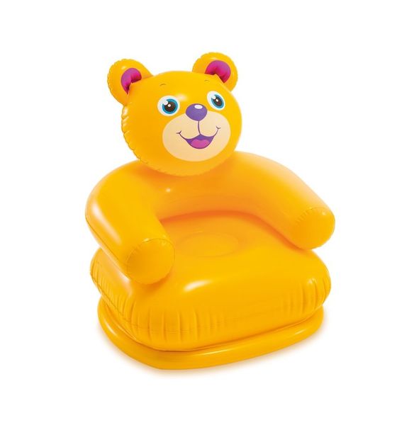 Intex 68556NP Happy Animal Kids Blow Up Chair - Bear