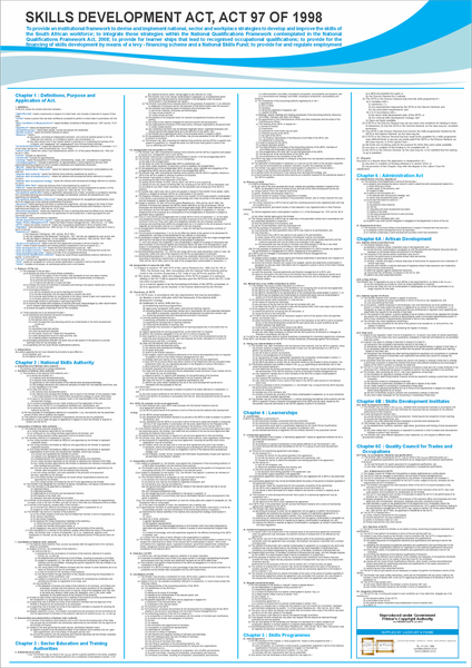 Skills Development Act - A1 Laminated Poster