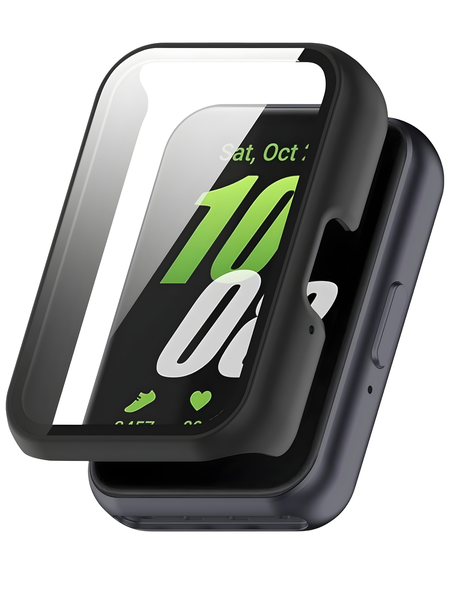 Full Protective Case Compatible With Samsung Galaxy Fit 3 SM-R390-Black