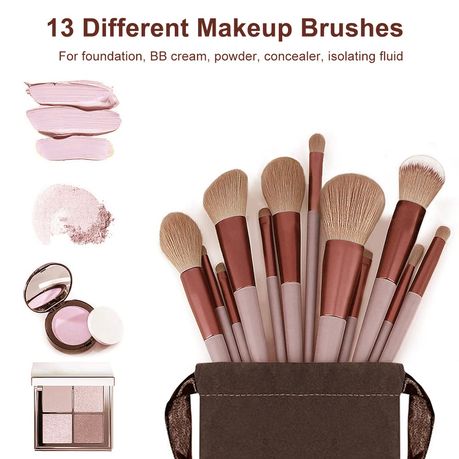 PUR Festival 2.0 Palette outlets Makeup Bholder Powder Foundation Brush Bundle Set