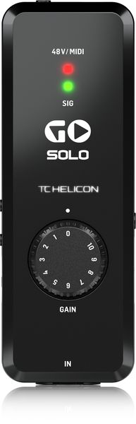 TC Helicon GO SOLO Audio/MIDI Interface