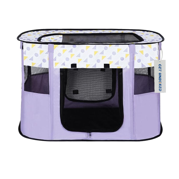 GET UNBOXED Pet Playpen Dog Cat Play Pen Pet Enclosure Fence Kitten Cage