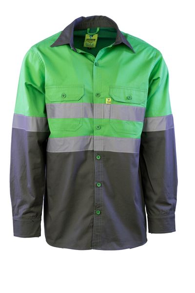 Vented Reflective Mining Shirt