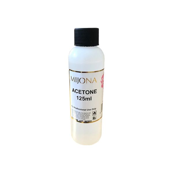 Mijona Acetone 125ml - Nail Polish Remover for Fast and Easy Cleaning
