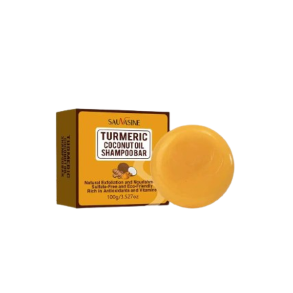 Tumeric Coconut Oil Shampoo Bar Soap Hair Growth Rich In Vitamins