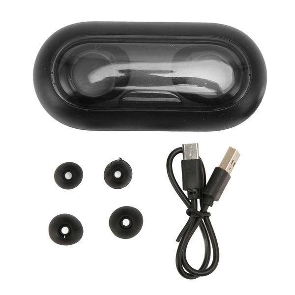 Bluetooth 5.3 Earbuds Lightweight Stereo Sound Smart Touch Control Black