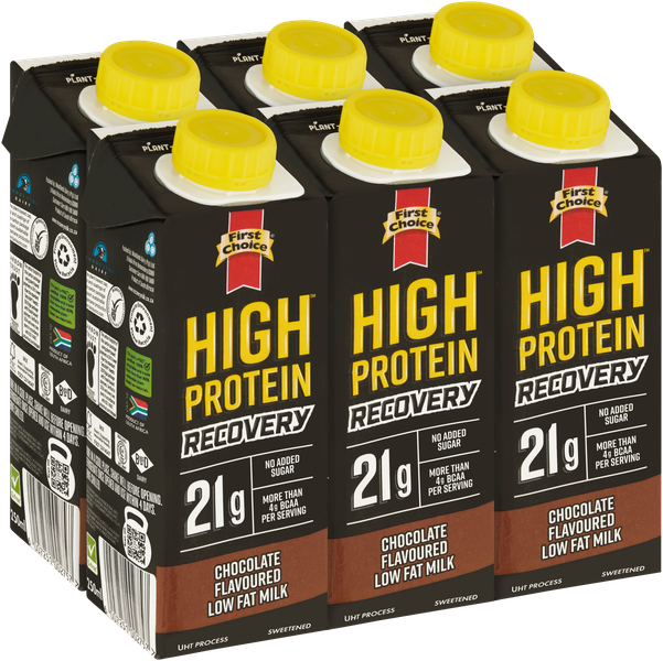 High-Protein Recovery Milk - Chocolate Flavoured - 1 x 6 Pack (250ml)