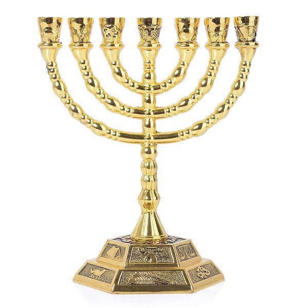 Home D cor Jewish Menorah Candle-Holders - 13cm