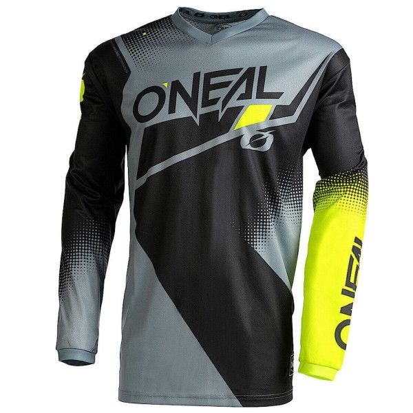 O'Neal - Jersey - Element - Racewear V.22 - Black/Grey/Neon Yellow