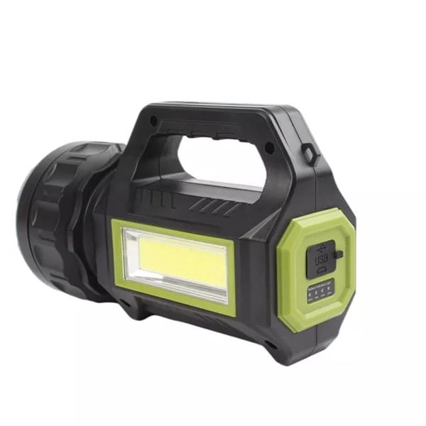 2 in1 Solar Rechargeable Hand Hold Camping Lamp Lantern Spotlight Torch