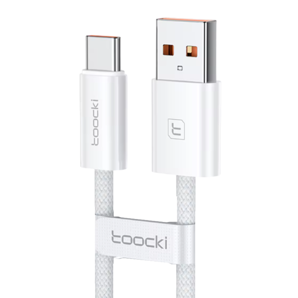 Toocki - 6A Fast Charging Cable - Type A to Type C - 1M - White