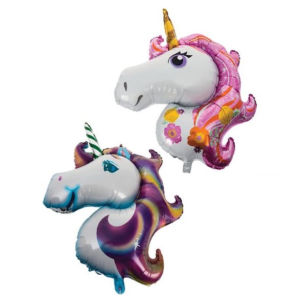 Bulk Pack x 2 Unicorn Helium Foil Balloon 106cm