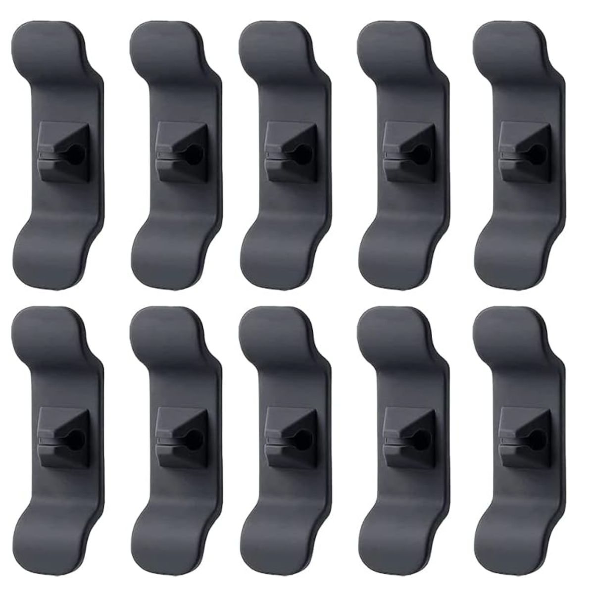 TidyWrap Wall Mount Kitchen ABS Cord Adhesive Cable Organizer Utility Hooks