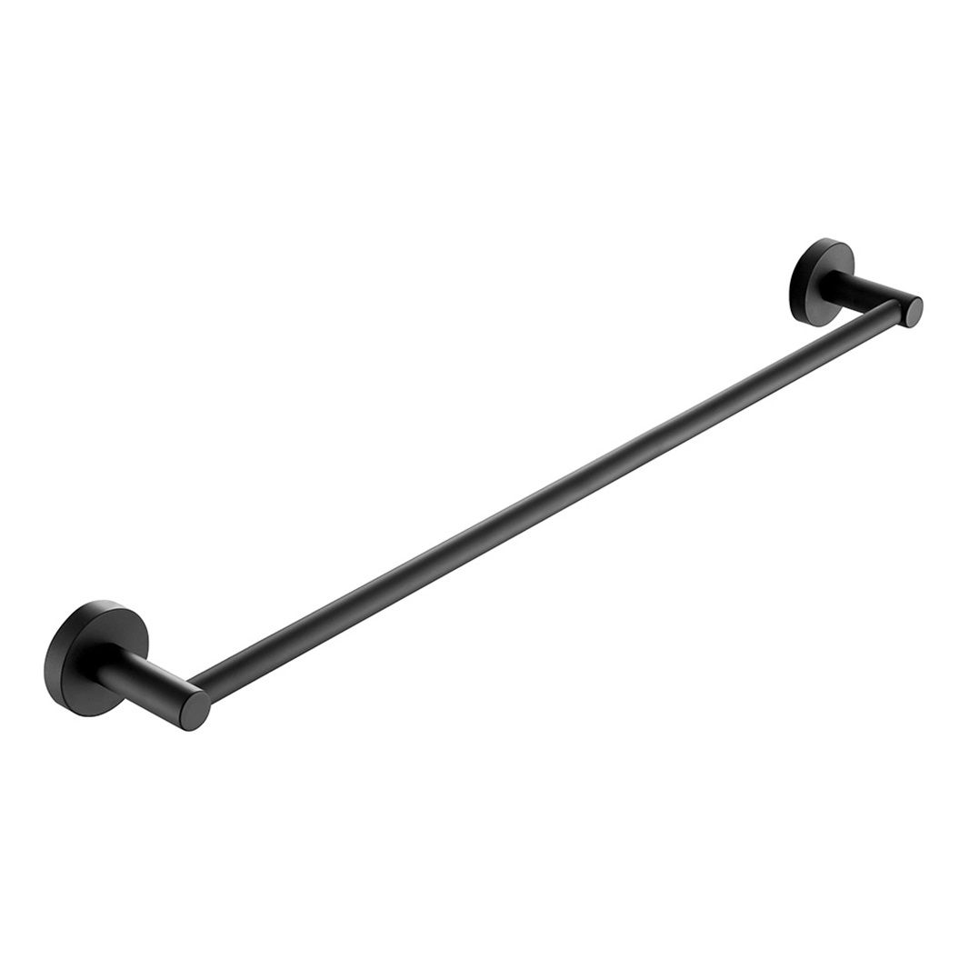 WallMounted Modern Contemporary Single Rail Bar Towel Rack Holder