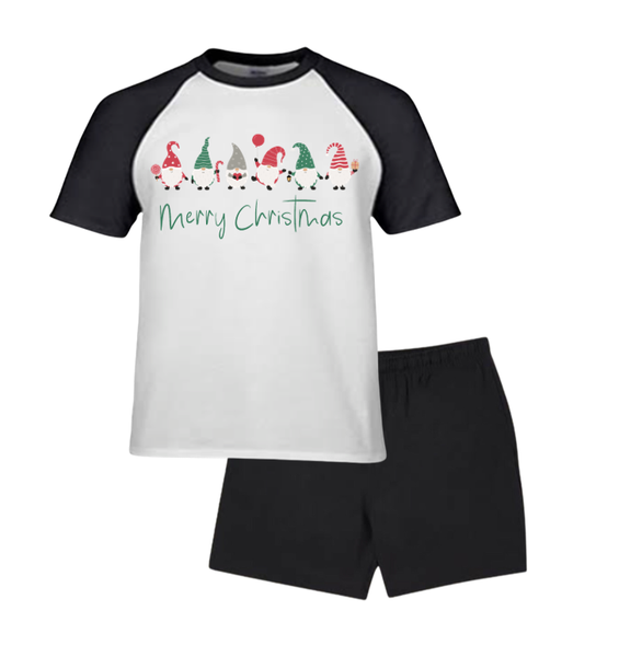 Christmas Themed Pyjamas -Mens- Gnome-Merry Christmas