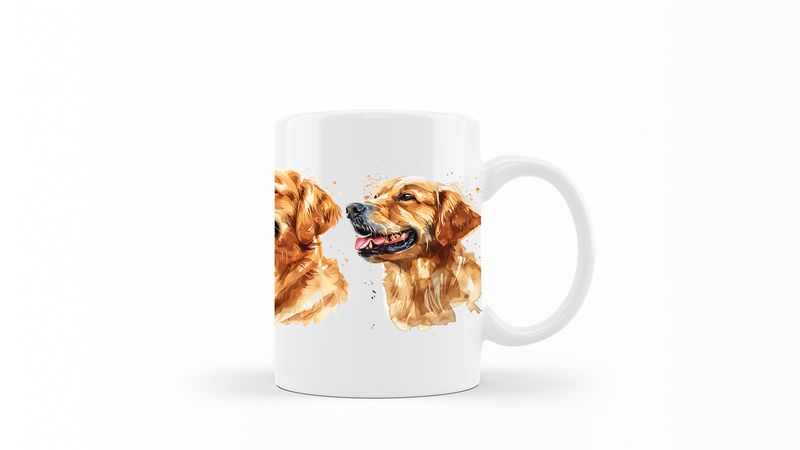 Golden-Retriever Printed Coffee Mug