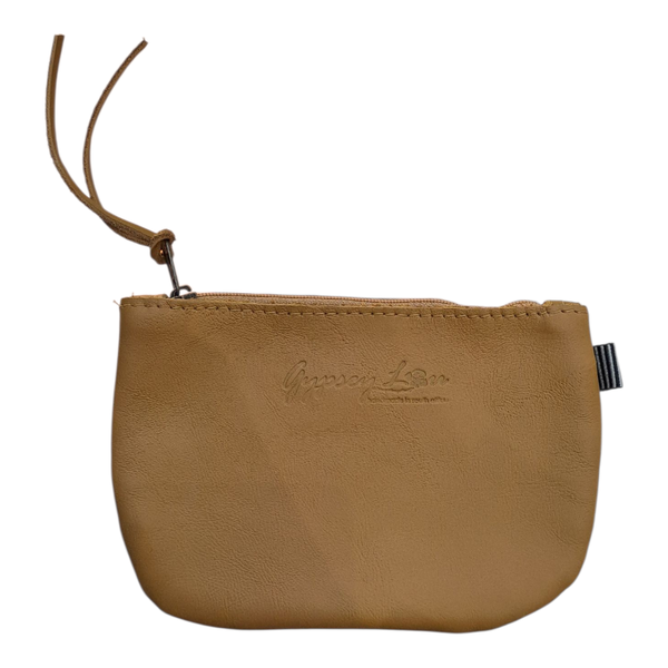 Gypsy Lou Leather Coin Purse Tan