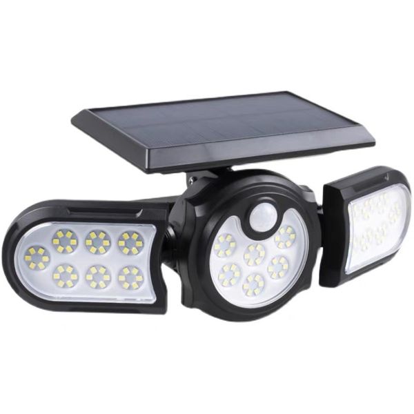 3PC LED Solar Light Sensor Wall Lamp Outdoor Solar Garden Light Waterproof