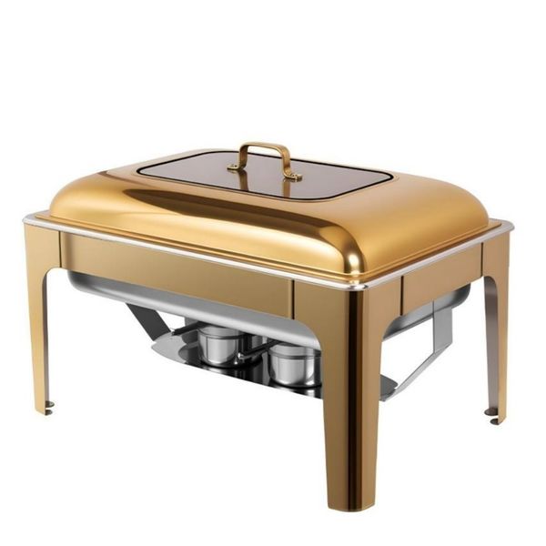 9L Two-Pans Alcohol-heating Buffet Stove CDH-36 Without Alcohol