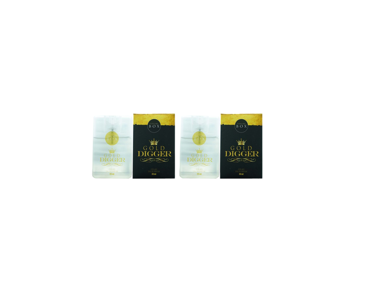 Perfume Box Gold Digger For Her Perfume Pocket size Set of 2