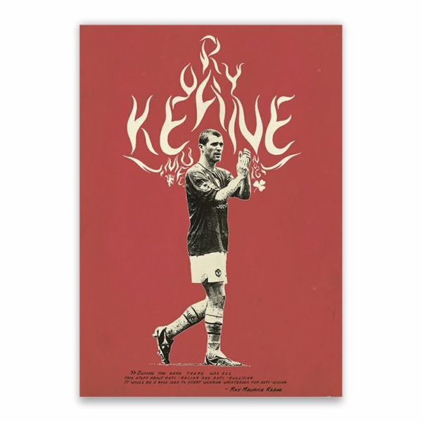 Roy Keane MUFC Poster - A1