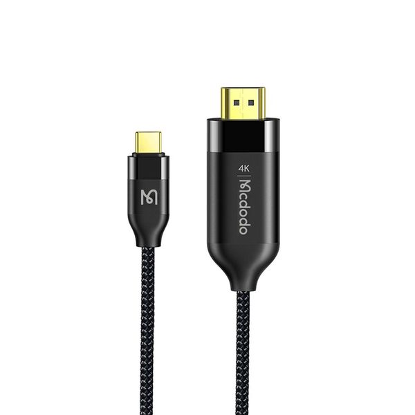 Mcdodo USB C to HDMI 4K Cable , Braided TYPE C To HDMI Cable Gold Plated
